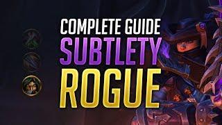 Subtlety Rogue PVE Guide for BFA Patch 8.0.1 - Best Talents, Stats, Gear, Rotation & Opener