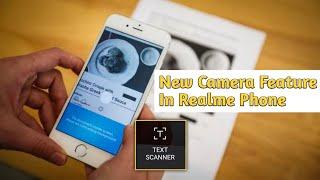 New Camera Feature added Realme - Text Scanner