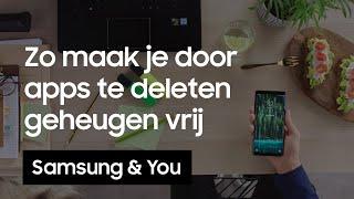 Apps verwijderen: Hoe kan ik geheugen vrijmaken op mijn toestel door apps te verwijderen?