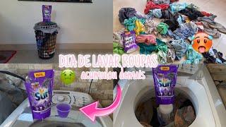 5 DIAS SEM LAVAR ROUPANOJOACUMULOU MUITA ROUPA SUJA #diadelavarroupas #lavandoroupas