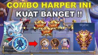 COMBO HARPER INI KUAT BANGET !! PASTI DAPAT HERO LEGEND BINTANG 3 !! COMBO MAGIC CHESS TERKUAT 2024