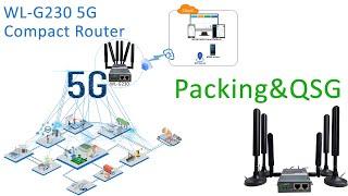 5G | WLINK G230 5G Compact Router | Packing&QSG