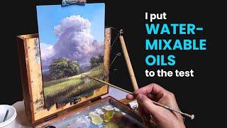 I tested water mixable oils against real oils #solventfreeoilpainting