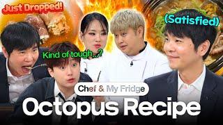 ＂Honestly, I'm too busy eating＂ Lee Sedol Falls for This Octopus Recipe Battle | Chef & My Fridge