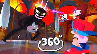 Satanic Funkin FNF Vs Cuphead 360° POV Animation Indie Cross.