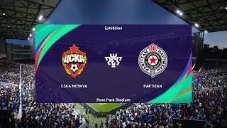 CSKA Moscow vs FK Partizan (07/07/2024) Club Friendlies PES 2021