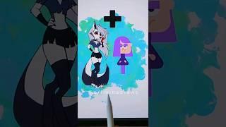 Loona from Helluva Boss and Duolingo #helluvaboss #hazbinhotel #funny #drawing #crafts #cute #art