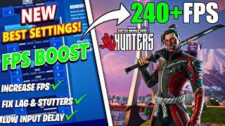 BEST Fortnite Chapter 6 Season 1 - 鬼 HUNTERS Settings | Fortnite Chapter 6 Season 1 FPS BOOST Guide