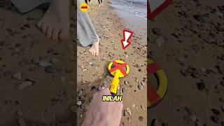 pria ini menemukan jebakan yang sangat berbahaya dipantai‼️
