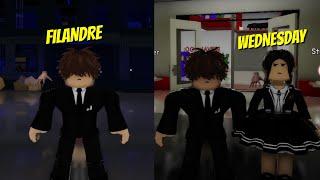 Brookhaven RP | ROBLOX | UNANG ARAW NI WEDNESDAY SA SCHOOL!