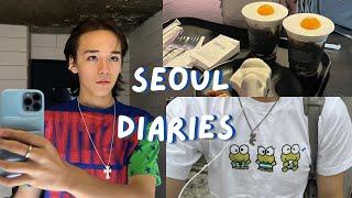 seoul diaries ️: activity, good foods, meeting new friends, apgujeong shopping | kyanlm かいあん