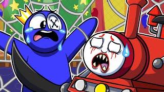 CHOO CHOO CHARLES Vs BLUE!? Rainbow Friends Animation