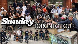 @SundayBMXVideos  IN TORONTO/@harvesterbmx  SHOP STOP