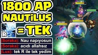 1800 AP JUNGLE NAUTİLUS!! SERİ ÇAPA GETİR RITO HERKES TEK YİYOR!! | Barış Can