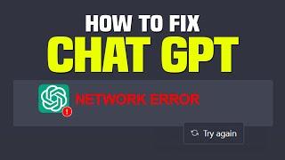 How to FIX ChatGPT Network Error (Step by Step Tutorial)