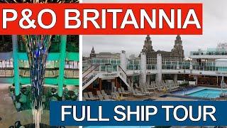 P&O Britannia Full Cruise Ship Tour!