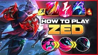 HOW TO PLAY ZED SEASON 14 | Build & Runes | Season 14 Zed guide | League of Legends