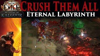 PoE 3.25 Earth Shaker Build - Crushing Eternal Labyrinth