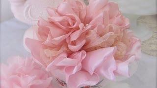 Beautiful and Easy Singed (Melted) Fabric Flower Tutorial