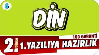 6.Sınıf Din 2.Dönem 1.Yazılıya Hazırlık  #2023