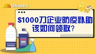 【加拿大疫情补贴-企业篇】买口罩政府给报销？！1000刀加拿大企业防疫补助来咯！录屏讲解，手把手带您领取福利金！