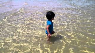 Walk on the water..feel it..taste it..enjoy my son