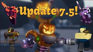 "Update 7.5, Mech. Rot, Servants, ElectroShocker, Jack-O-Bot" | "OTDSRP" - Roblox