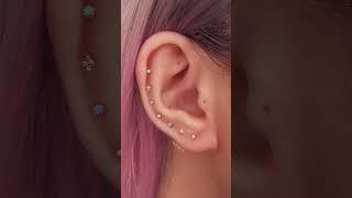 Minimalist Cartilage Earring Tiny Multiple Ear Piercing Ideas