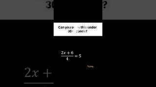  Only the smartest can solve this in 30 seconds!find X.. #mathabhee #mathsmagics