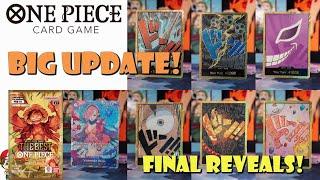 BIG PRB-01 Update! Final English Cards Revealed! God Pack Confirmed!? (One Piece TCG News)