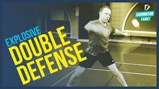 Tricky Double Defense - Backhand side - Badminton defense technique
