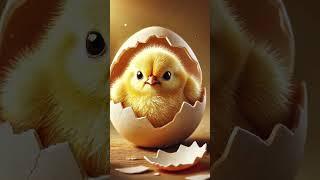 A baby chick came out of the egg #chicks#chicken#birds#babychicks#shorts