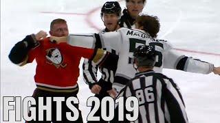 Best NHL Fights Of The First Half: 2019-2020 Season