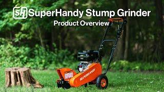 SuperHandy 9HP Stump Grinder - Tackle Tough Stumps!