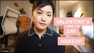 Valentine's Day Makeup Tutorial (Natural Smokey for Monolids) | chunbuns