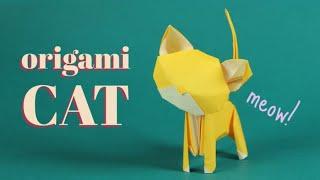 How to make an origami Little Cat (Tadashi Mori)
