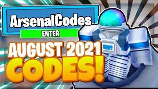 (AUGUST 2021) ARSENAL CODES - ALL *NEW* SECRET OP CODES! Roblox Arsenal