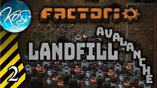 Factorio Landfill Avalanche! Ep 2: LOOP-D-LOOP - Production Scrap 2 mod - MP Coop Gameplay