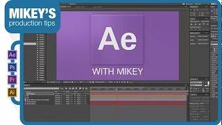 Mikey's After Effects Tutorial intro logo tutorial