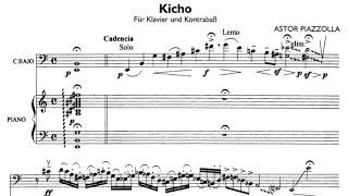 Astor Piazzolla - "Kicho" for Double Bass and Piano