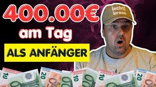 EINFACH: 400€ an Tag ALS ANFÄNGER  (neue Methode) Online Geld verdienen 2024 (Passives Einkommen)