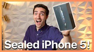 Unboxing a BRAND NEW Sealed iPhone 5 in 2021!