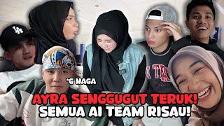 SOSIAL EKSPERIMEN AI TEAM LELAKI BILA AYRA SENGGUGUT!! SEMUA MENGGELUPUR!!