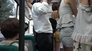 Japonya'da Otobüste Taciz!!! (Guy in japan harasses in bus)