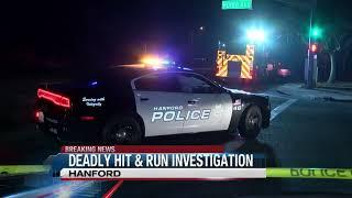 32 year old man dies in hit and run crash, woman and three kids taken to hospital.