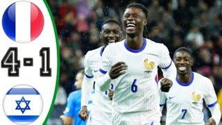 FRANCE(04) vs (01)ISRAEL MATCH HIGHLIGHTS | UEFA NATIONAL LEAGUE | XTREME #highlights #efootball