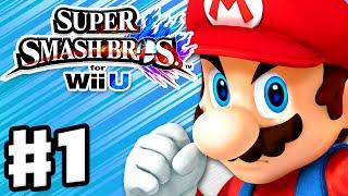 Super Smash Bros. Wii U - Gameplay Walkthrough Part 1 - Mario! (Nintendo Wii U Gameplay)