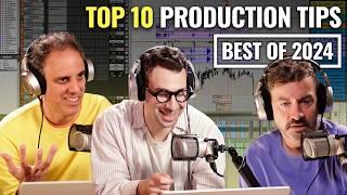 Top 10 Production Tips of 2024 ft. Four Tet, Bonobo, Jack Antonoff, A. G. Cook & More..