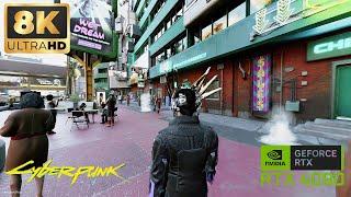 *8K* Maniac Path Tracing Mod and Graphics CYBERPUNK 2077 RTX 4090 Gameplay Max Settings