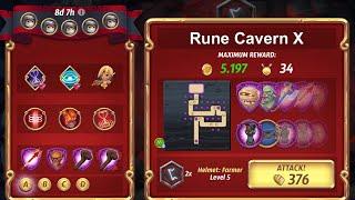 Rune Cavern X - Advisor dungeon 2x Helmet lvl 5 rune